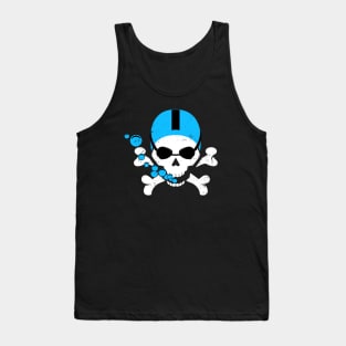 Swimming Skull Tank Top